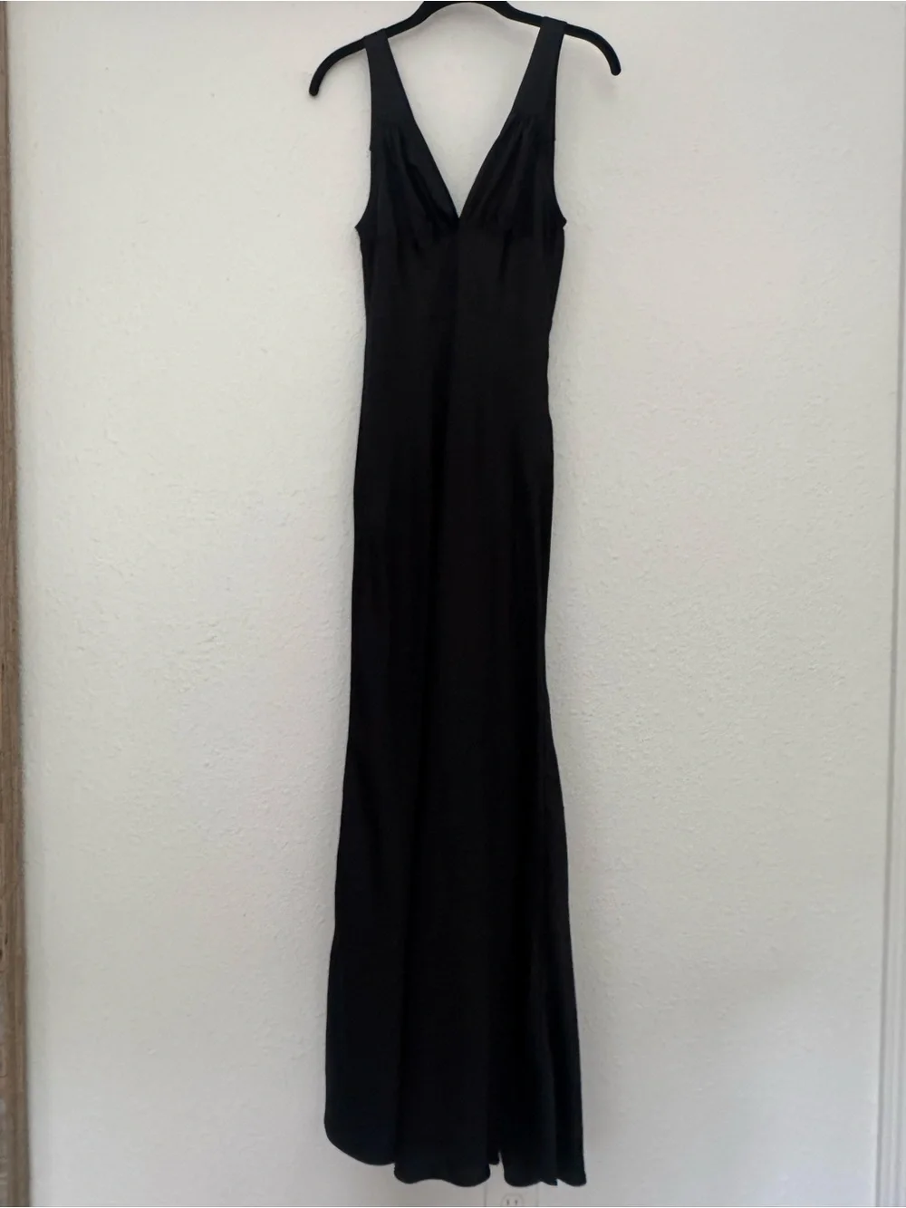 WeWoreWhat Ruched Cup Slip Maxi Dress in Black - Picture 4 of 9